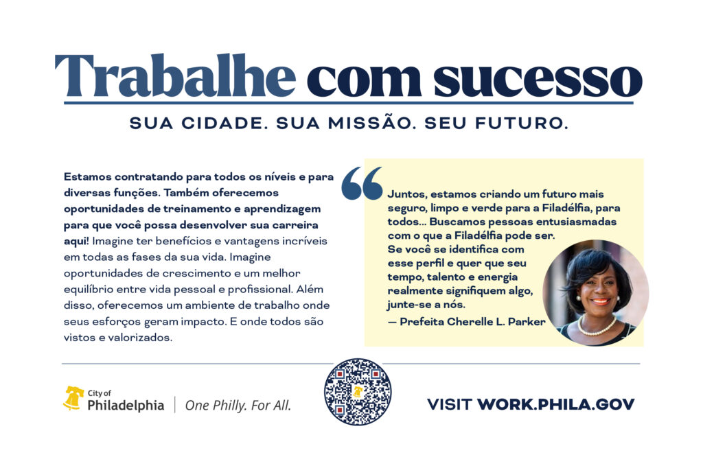 1/2 Sheet Flyer (Portuguese): Front