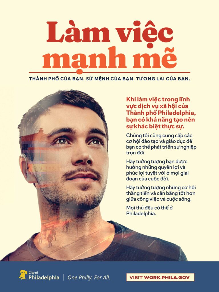 Poster (Vietnamese): Social Services